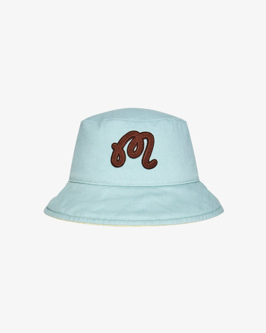 Malbon Reversible Velasco Bucket Hat - Wax Yellow / Surf Spray