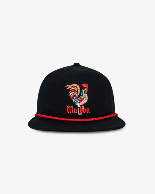 Malbon Rooster Snapback - Black