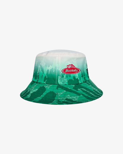 Malbon Sponsors Bucket Hat - Divot Camo Jungle Gradient