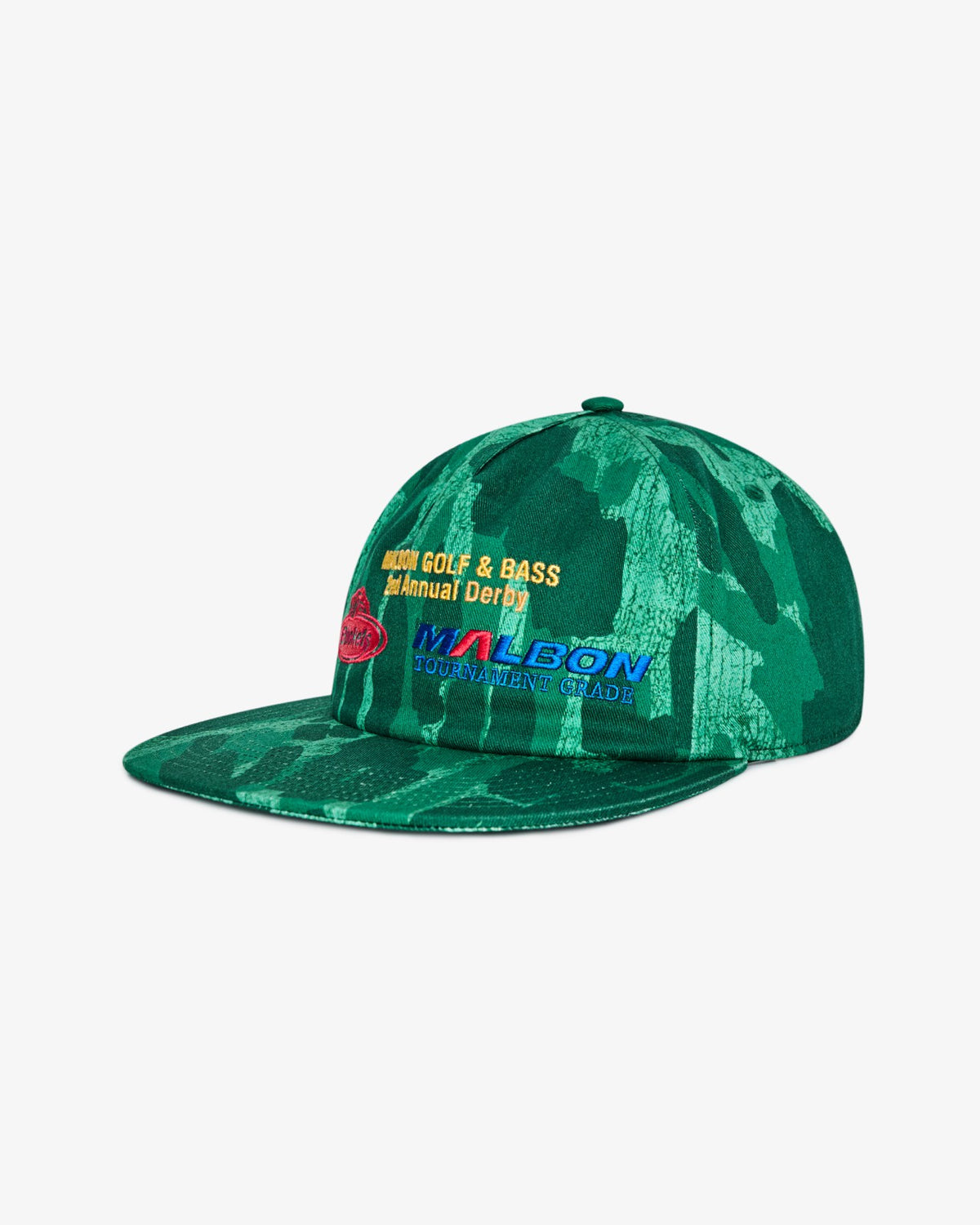 Malbon Derby Snapback - Divot Camo Jungle