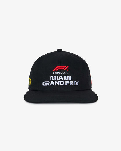 Malbon Grand Prix Tune-Up Snapback - Black