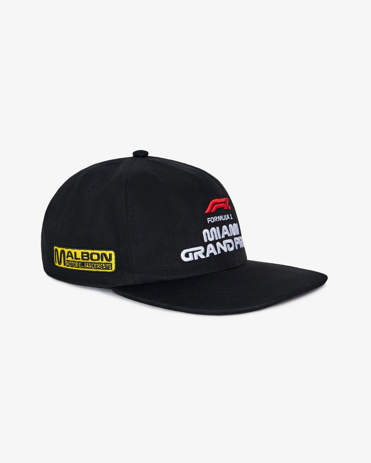 Malbon Grand Prix Tune-Up Snapback - Black