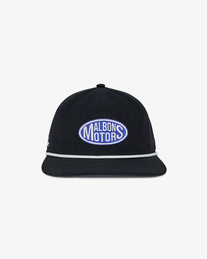 Malbon Grand Prix Speed Shop Rope Hat - Black