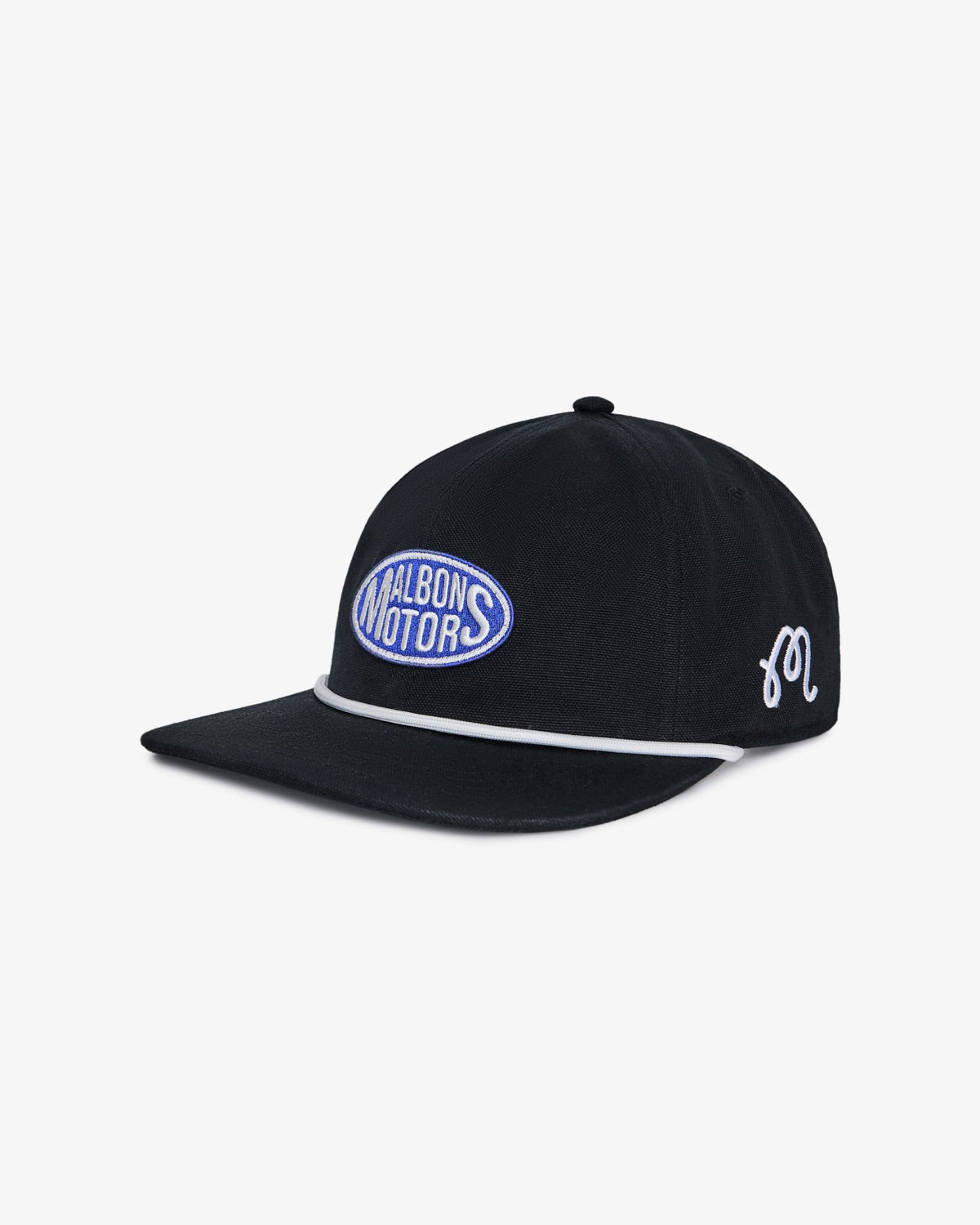 Malbon Grand Prix Speed Shop Rope Hat - Black