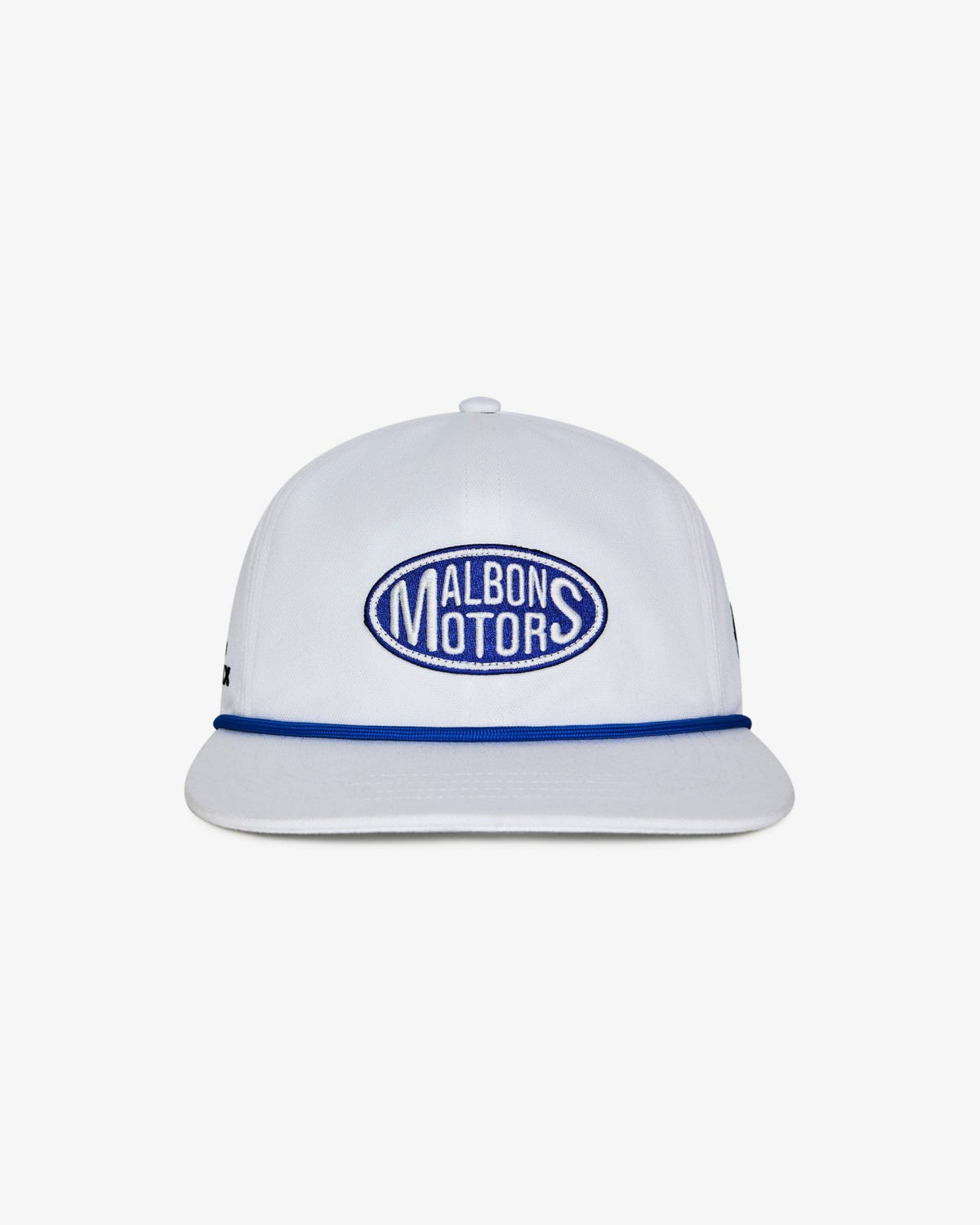 Malbon Grand Prix Speed Shop Rope Hat - White