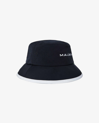 Malbon Performance Tech Bucket Hat - Black