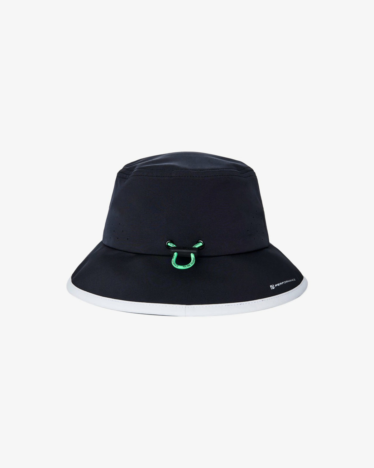 Malbon Performance Tech Bucket Hat - Black