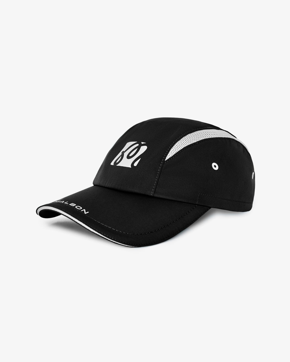 Malbon Performance Mesh Panel Bungee Hat - Black