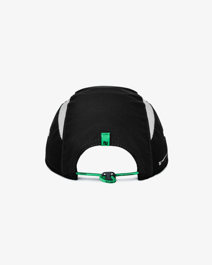 Malbon Performance Mesh Panel Bungee Hat - Black