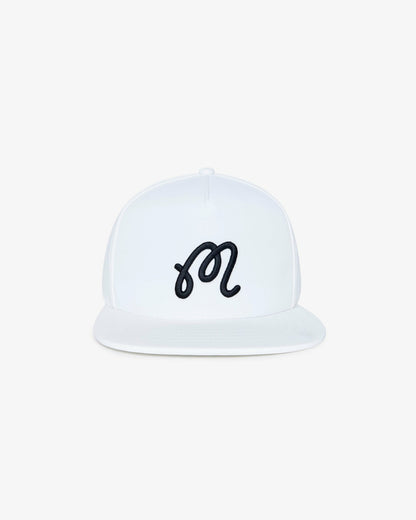 Malbon M Snapback - White
