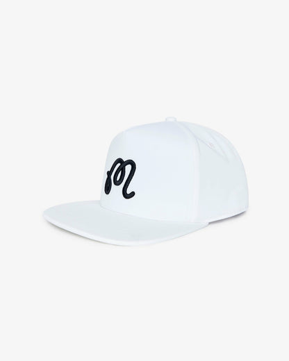 Malbon M Snapback - White
