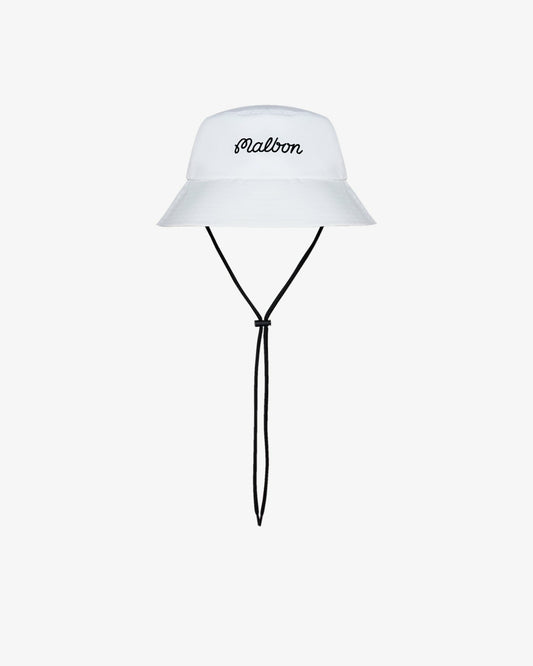 Malbon Malbon Bucket Hat - White