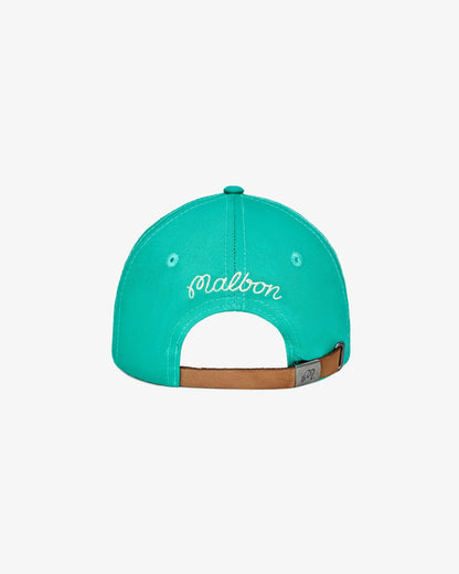 Malbon Stamp Dad Hat - Marine Green