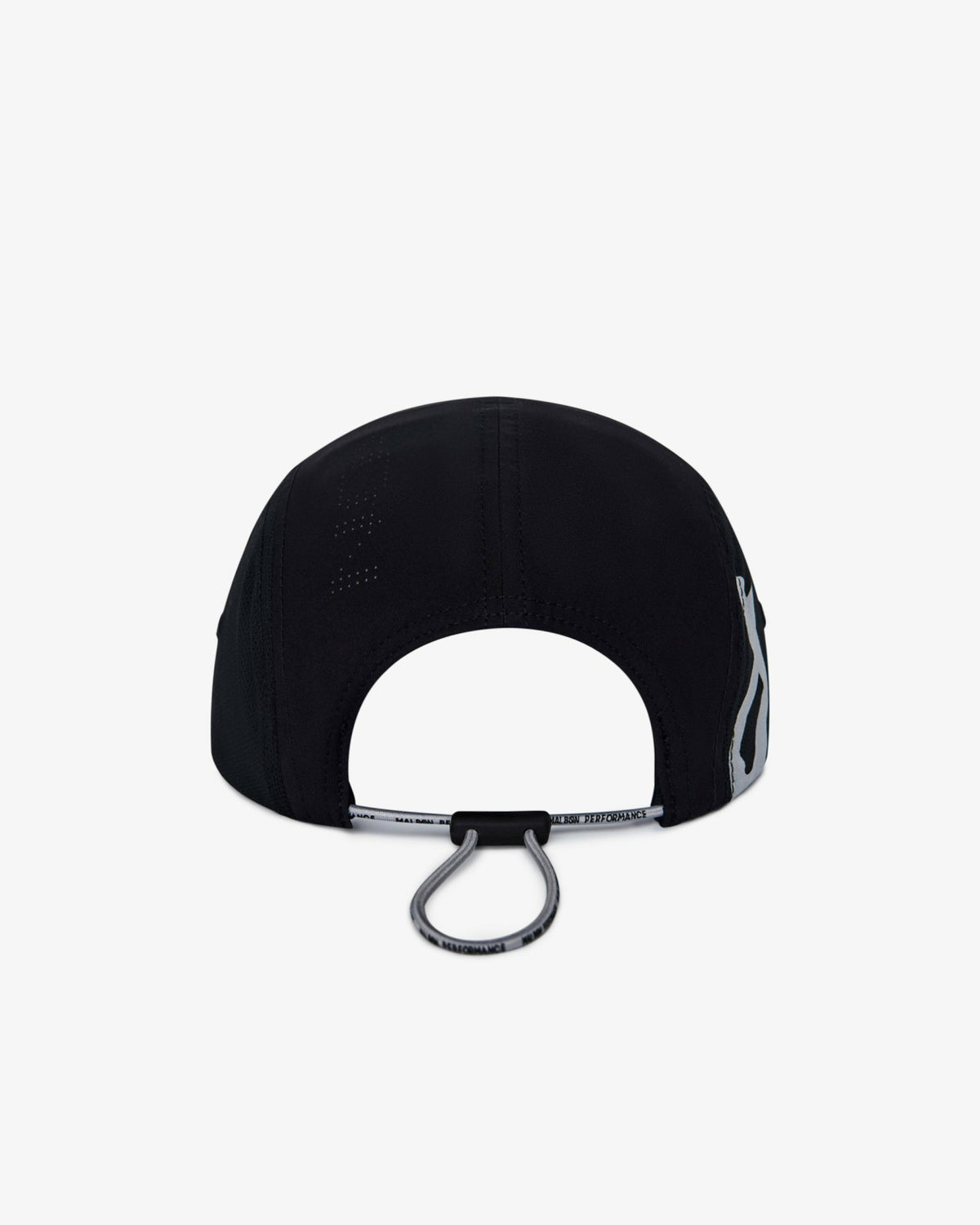 Malbon Mrc 5 Panel Camper Hat - Jet Black