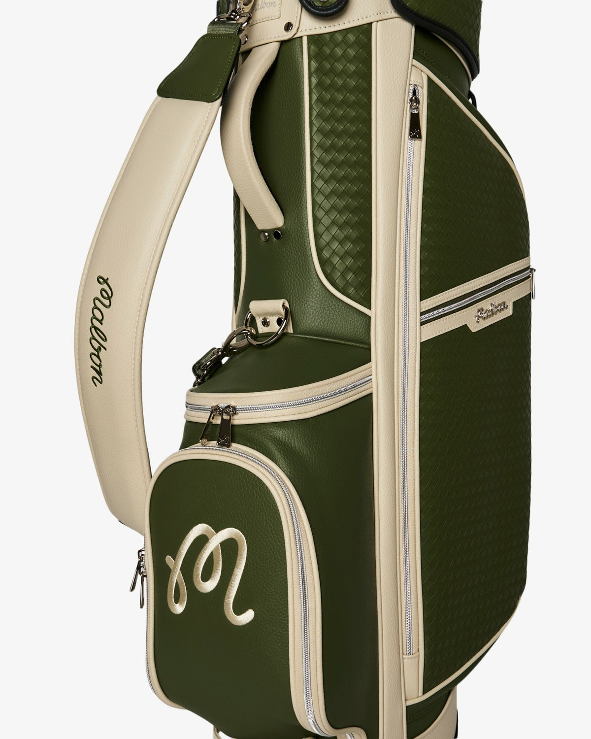 Malbon Artigianale Stand Bag - Cypress Green