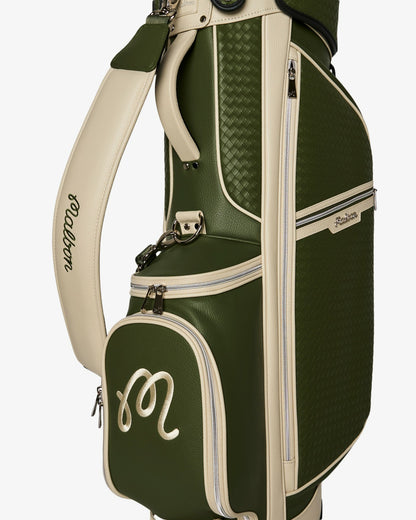 Malbon Artigianale Stand Bag - Cypress Green