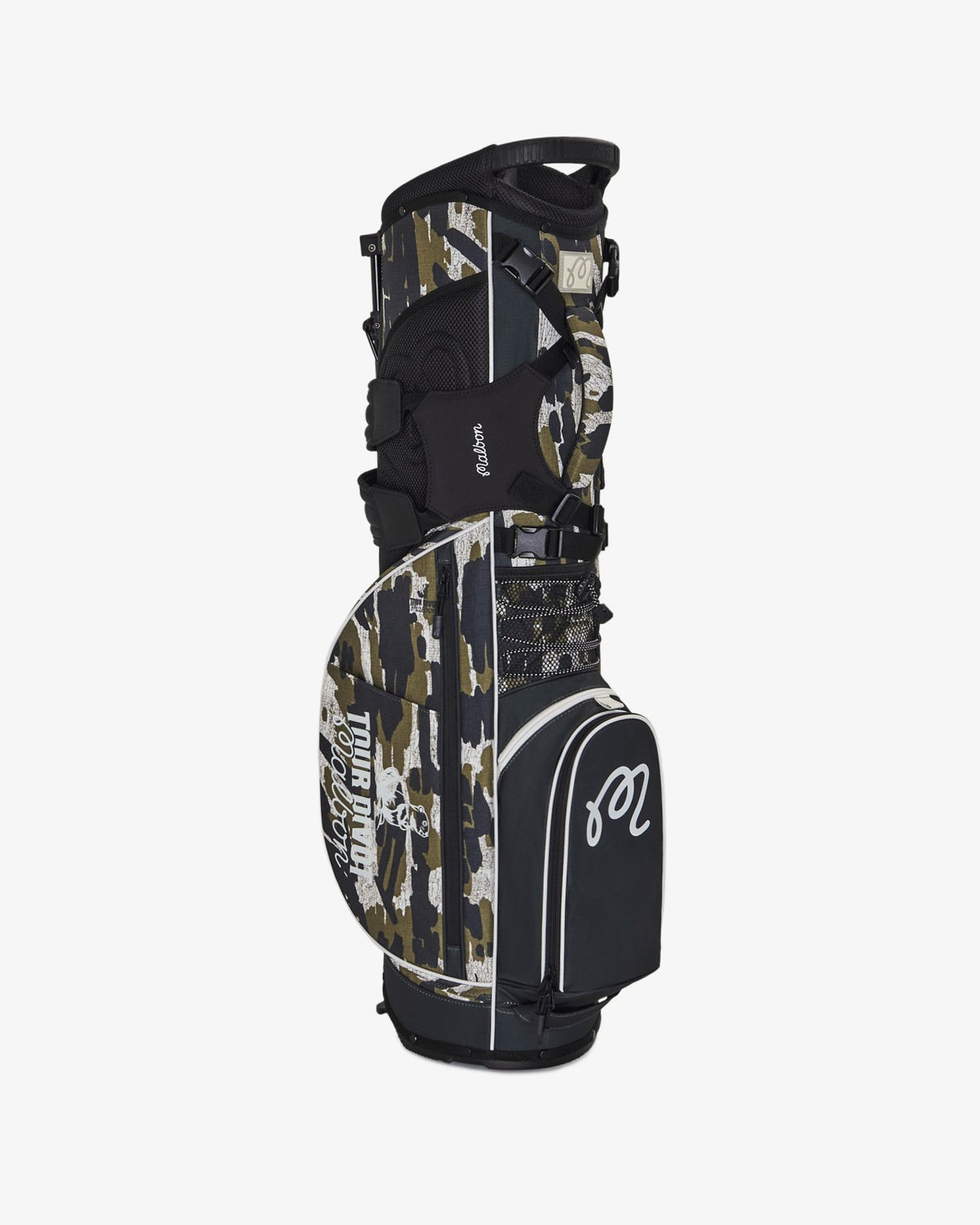 Malbon Tour Divot Camo Walking Bag - Bark Camo