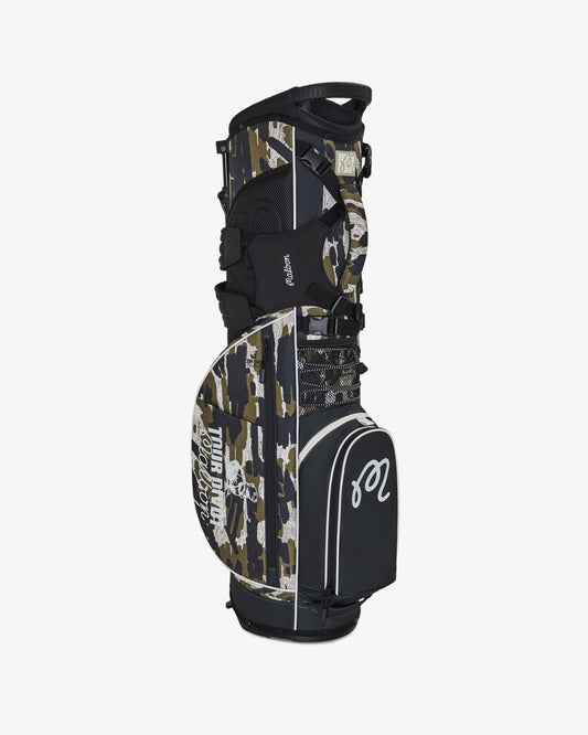 Malbon Tour Divot Camo Walking Bag - Bark Camo