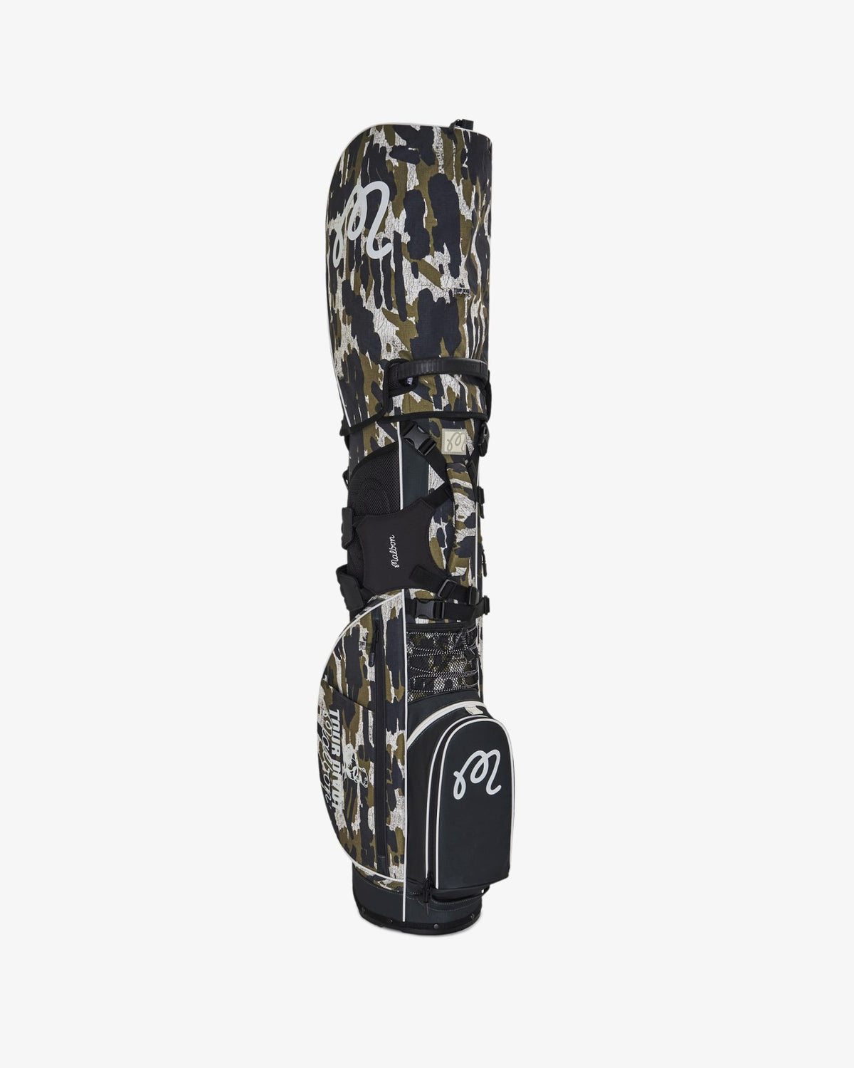 Malbon Tour Divot Camo Walking Bag - Bark Camo