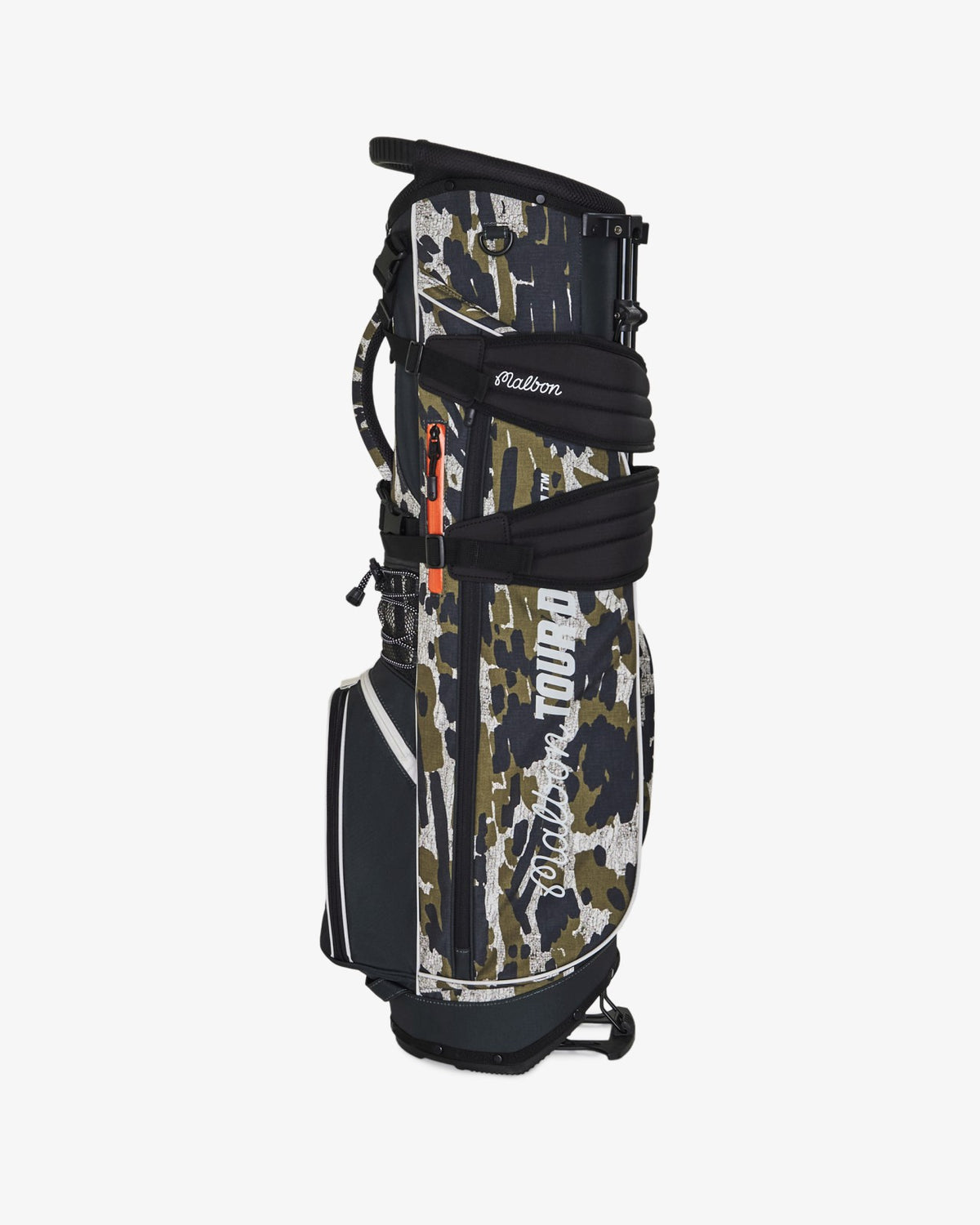 Malbon Tour Divot Camo Walking Bag - Bark Camo