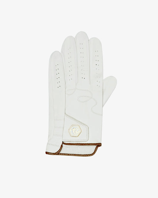 Malbon Bettinardi Golf Glove - Egret