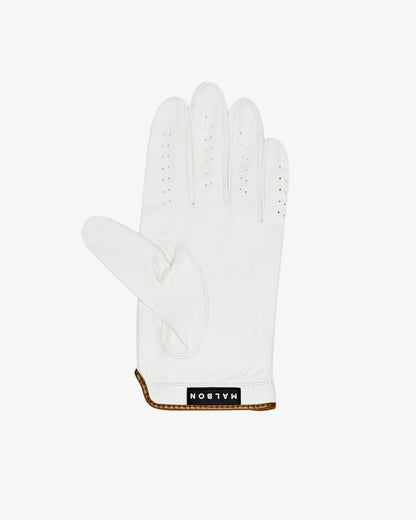 Malbon Bettinardi Golf Glove - Egret
