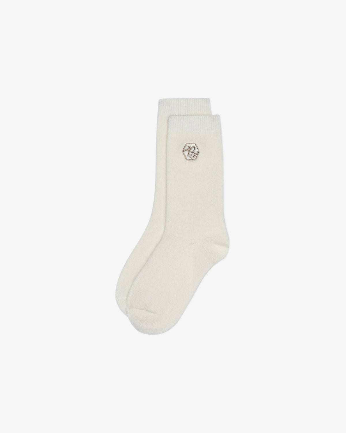 Malbon Bettinardi Cashmere Sock - Egret