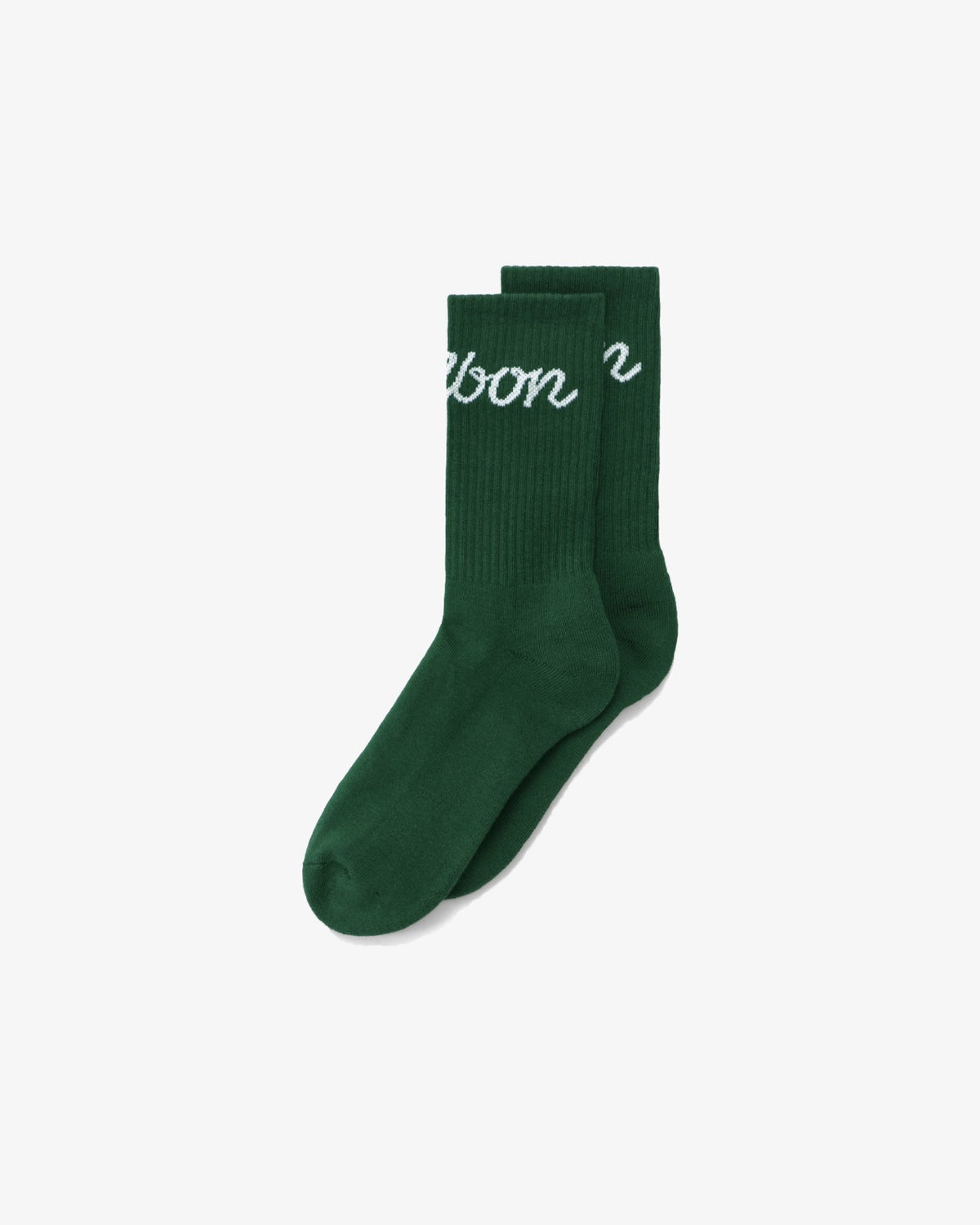 Malbon Bon Script Sock - Green